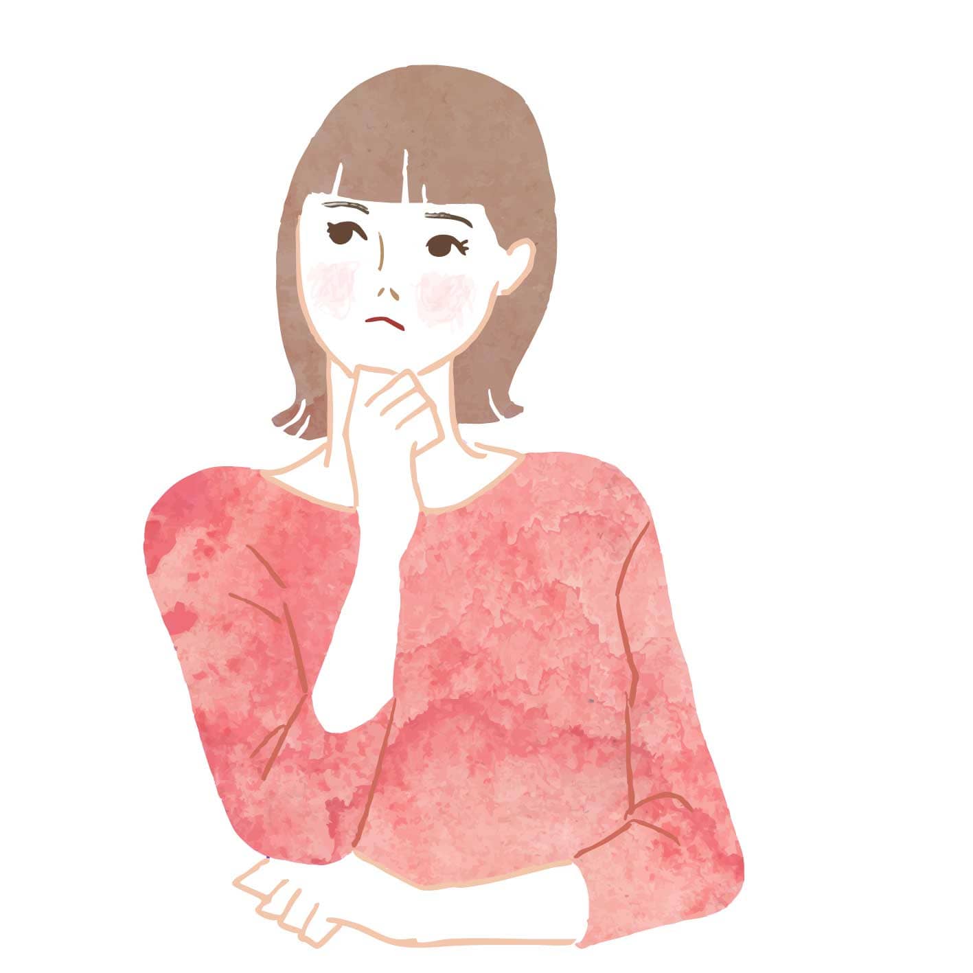 お悩みイラスト